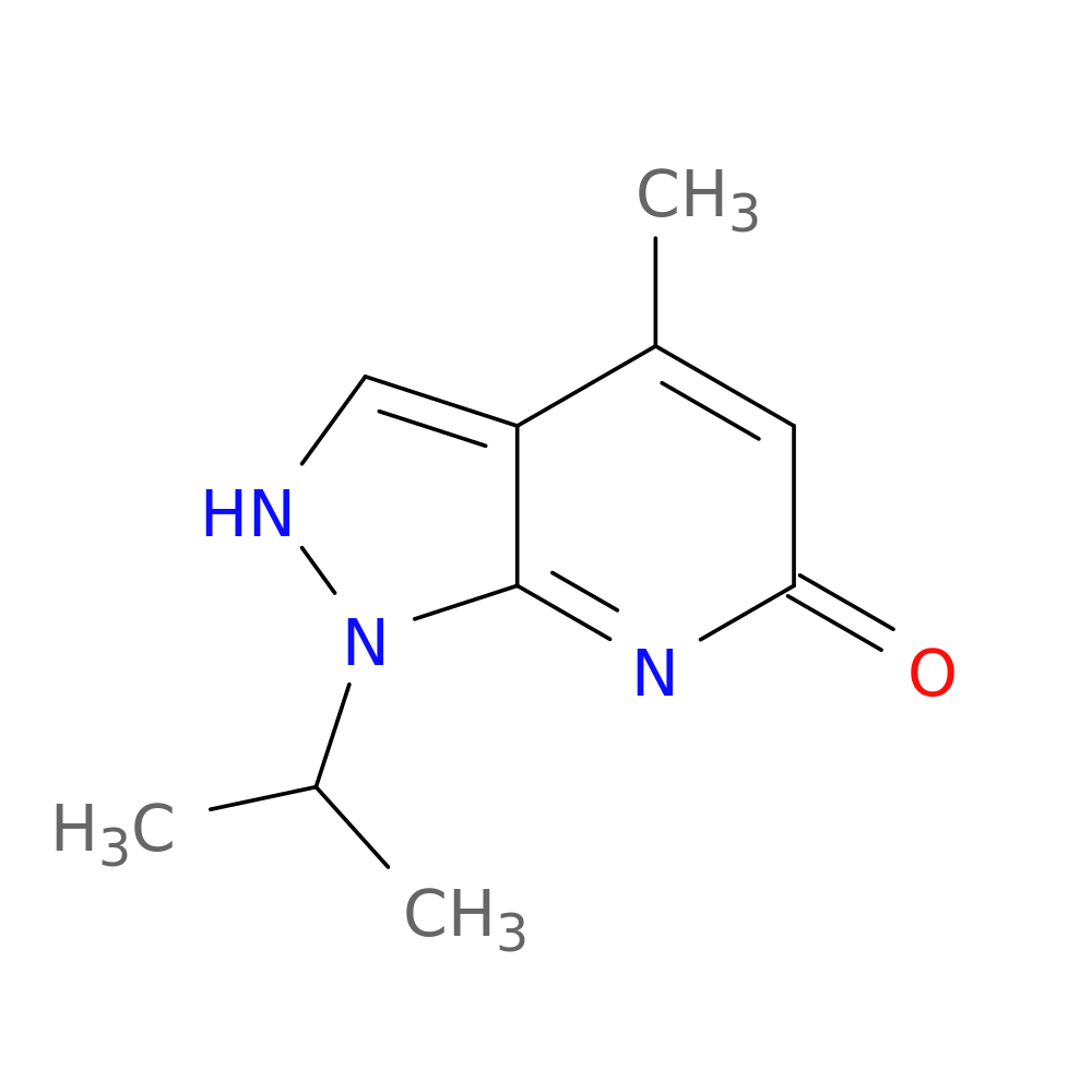 4-methyl-1-(propan-2-yl)-1H,6H,7H-pyrazolo[3,4-b]pyridin-6-one