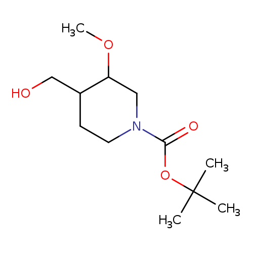 tert-butyl 4-(hydroxymethyl)-3-methoxypiperidine-1-carboxylate