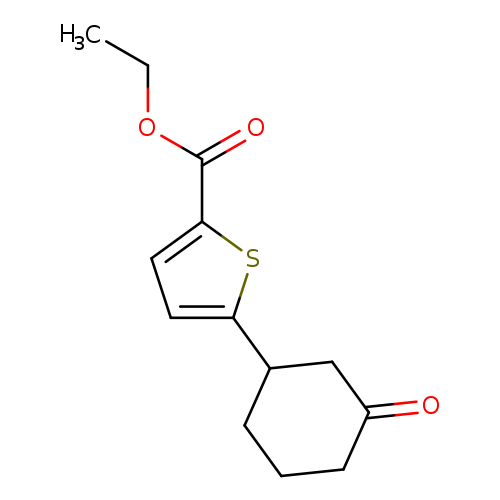 Ethyl 5-(3-oxocyclohexyl)-2-thiophenecarboxylate