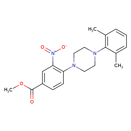 methyl 4-[4-(2,6-dimethylphenyl)piperazin-1-yl]-3-nitrobenzoate
