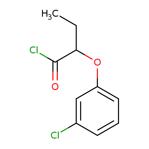 2-(3-Chlorophenoxy)butanoyl chloride