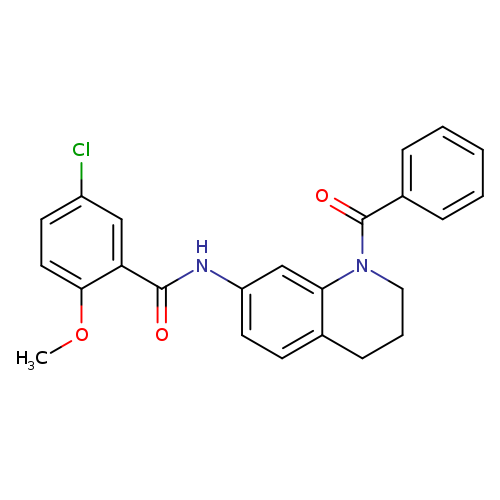 N-(1-benzoyl-1,2,3,4-tetrahydroquinolin-7-yl)-5-chloro-2-methoxybenzamide