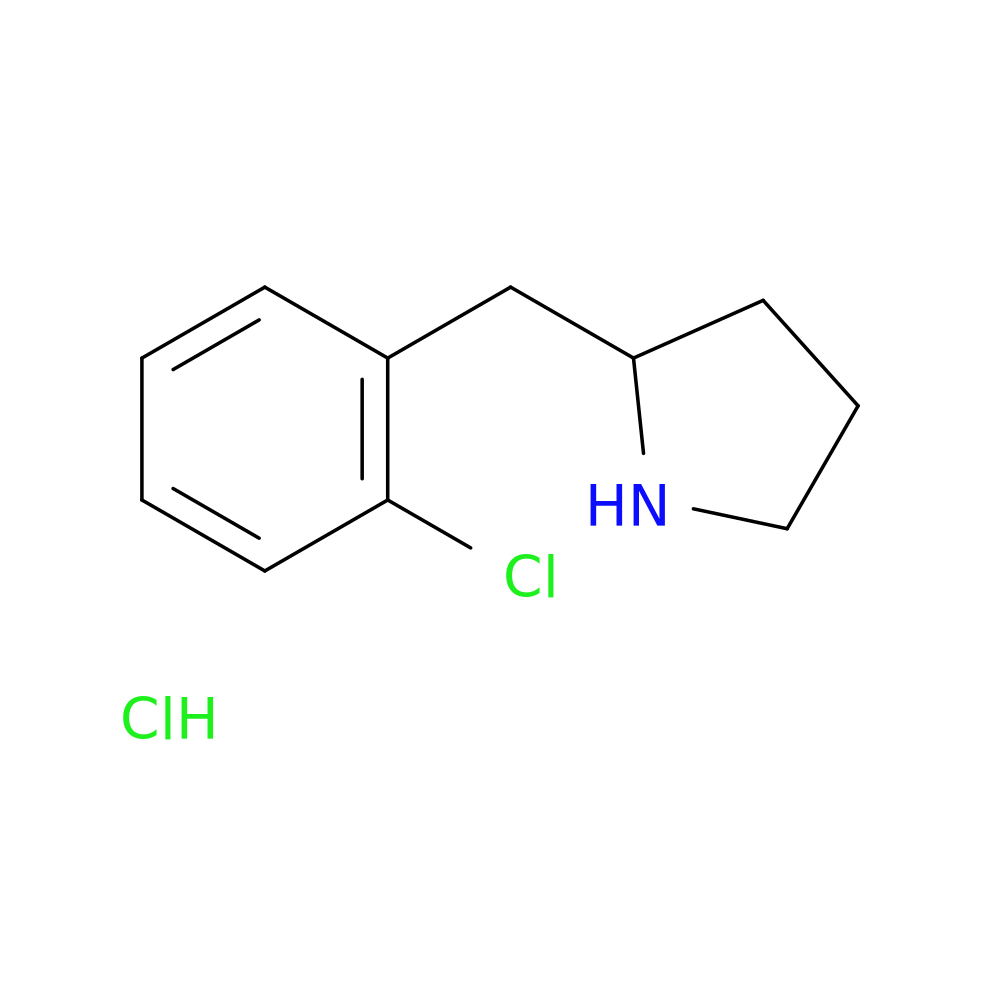 2-[(2-chlorophenyl)methyl]pyrrolidine hydrochloride