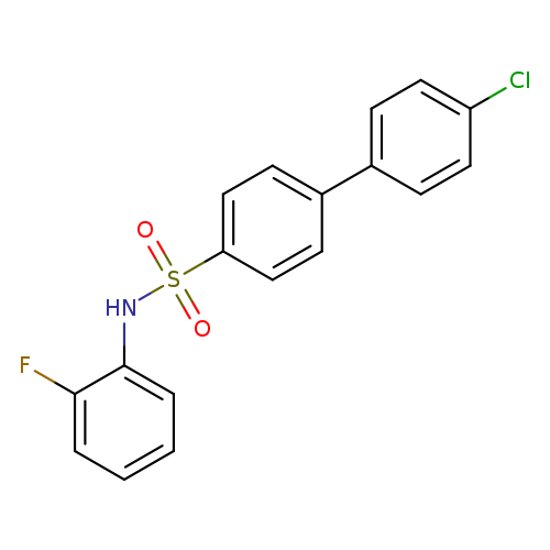 4'-chloro-N-(2-fluorophenyl)-[1,1'-biphenyl]-4-sulfonamide
