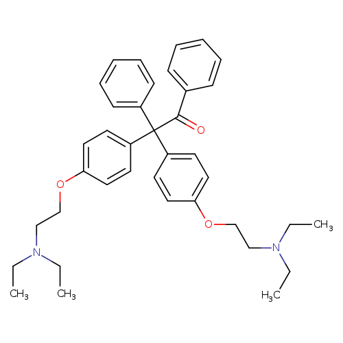 2,2-Bis[4-[2-(diethylamino)ethoxy]phenyl]-1,2-diphenylethanone Dihydrochloride
