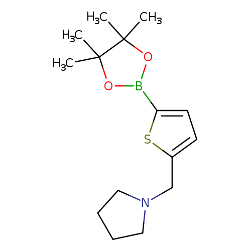 5-(1-Pyrrolidinylmethyl)thiophene-2-boronic acid pinacol ester