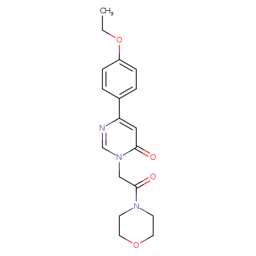 6-(4-ethoxyphenyl)-3-[2-(morpholin-4-yl)-2-oxoethyl]-3,4-dihydropyrimidin-4-one