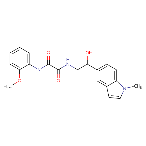 N-[2-hydroxy-2-(1-methyl-1H-indol-5-yl)ethyl]-N'-(2-methoxyphenyl)ethanediamide