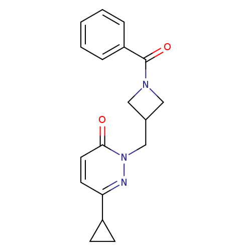 2-[(1-benzoylazetidin-3-yl)methyl]-6-cyclopropyl-2,3-dihydropyridazin-3-one