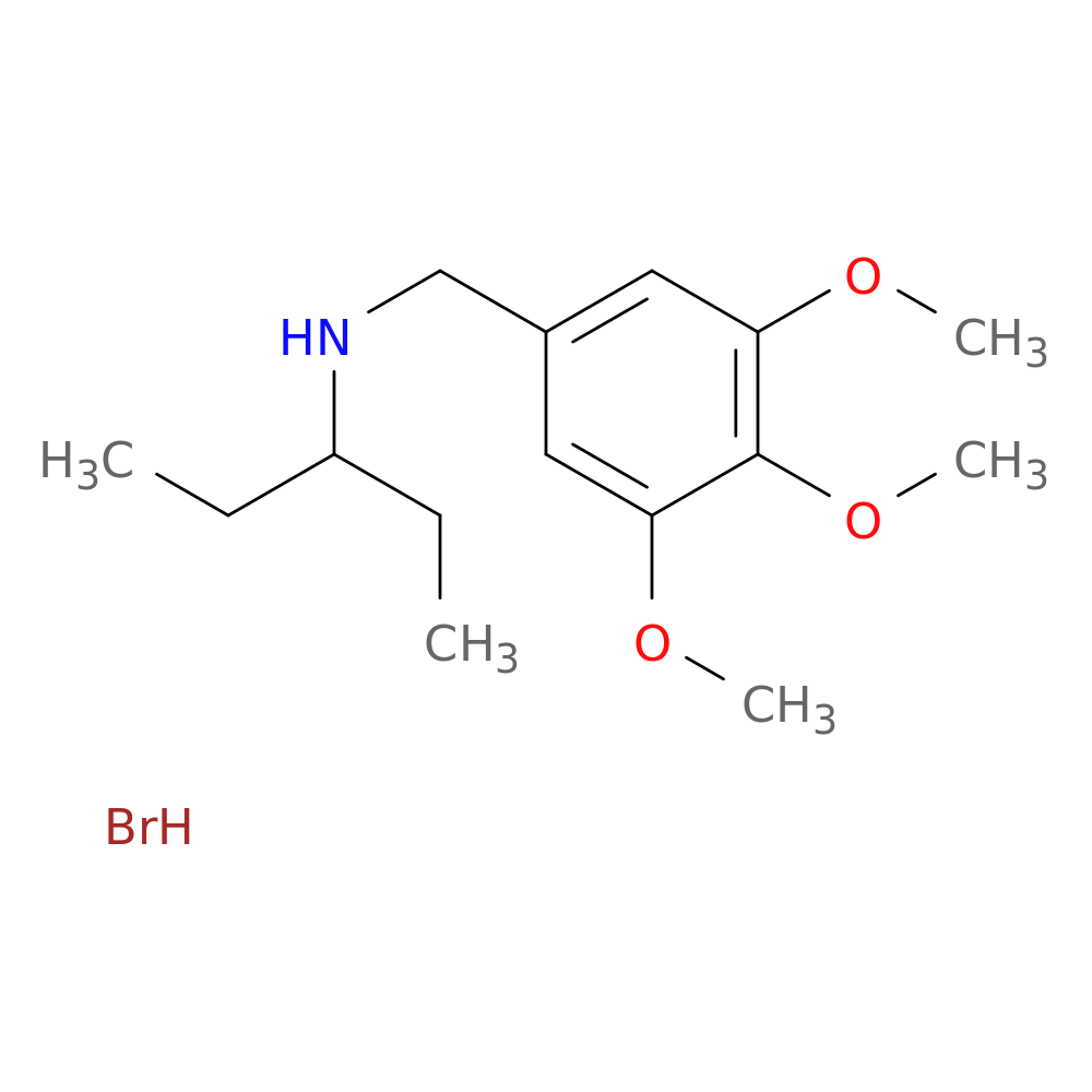 N-(3,4,5-trimethoxybenzyl)-3-pentanamine hydrobromide