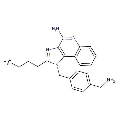 1-[[4-(Aminomethyl)phenyl]methyl]-2-butyl-1H-imidazo[4,5-c]quinolin-4-amine