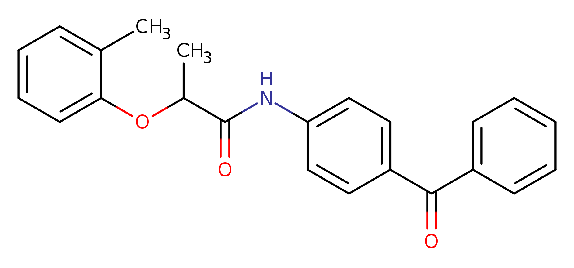 N-(4-benzoylphenyl)-2-(2-methylphenoxy)propanamide