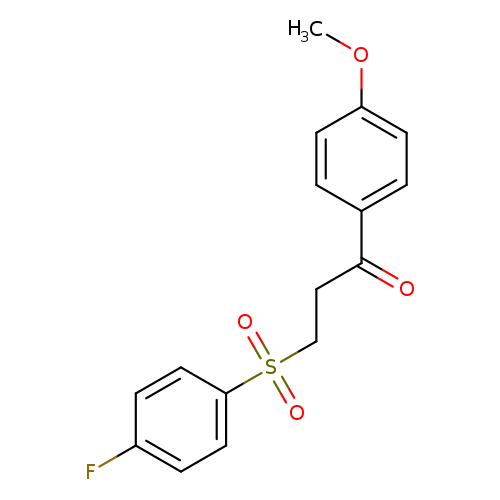 3-((4-Fluorophenyl)sulfonyl)-1-(4-methoxyphenyl)propan-1-one