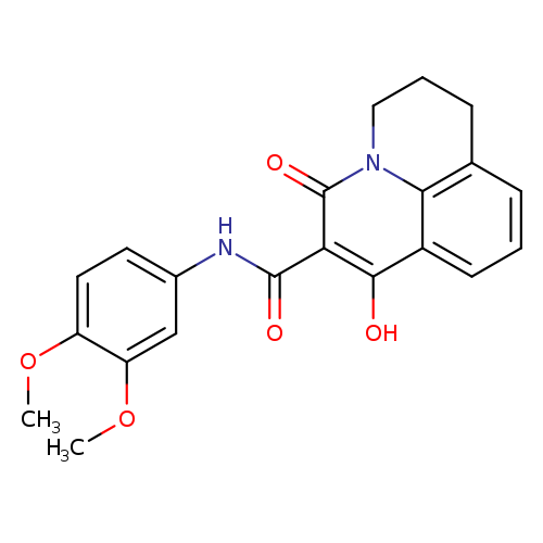 N-(3,4-dimethoxyphenyl)-4-hydroxy-2-oxo-1-azatricyclo[7.3.1.0^{5,13}]trideca-3,5(13),6,8-tetraene-3-carboxamide