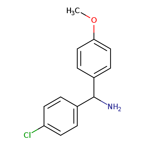1-(4-CHLOROPHENYL)-1-(4-METHOXYPHENYL)METHYLAMINE