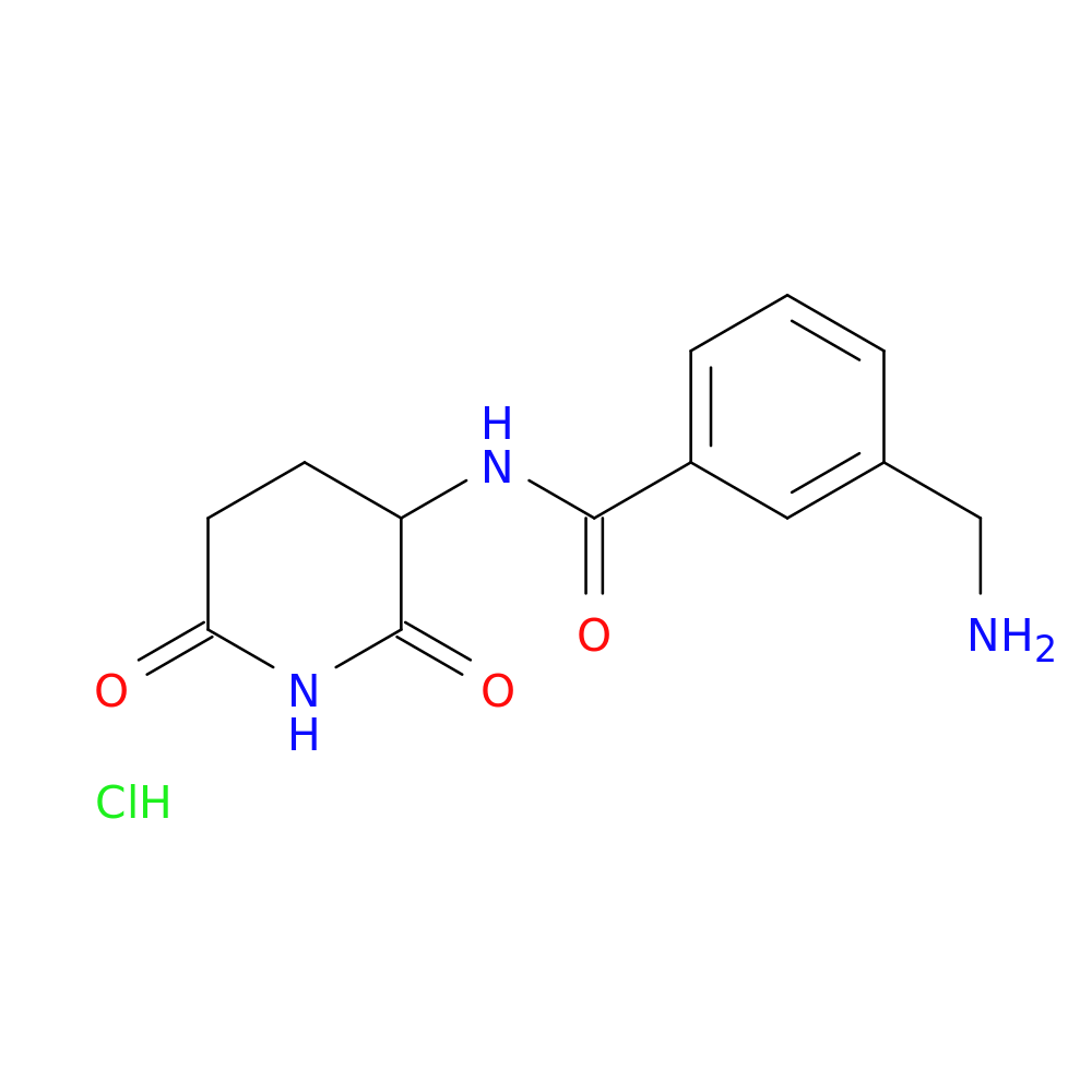 3-(aminomethyl)-N-(2,6-dioxopiperidin-3-yl)benzamide hydrochloride