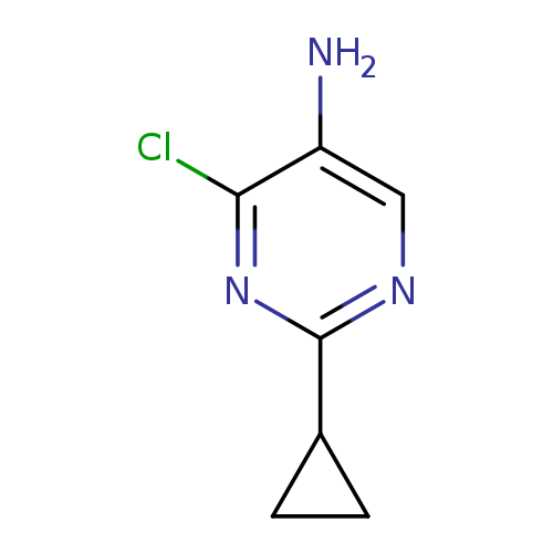 5-Pyrimidinamine, 4-chloro-2-cyclopropyl-