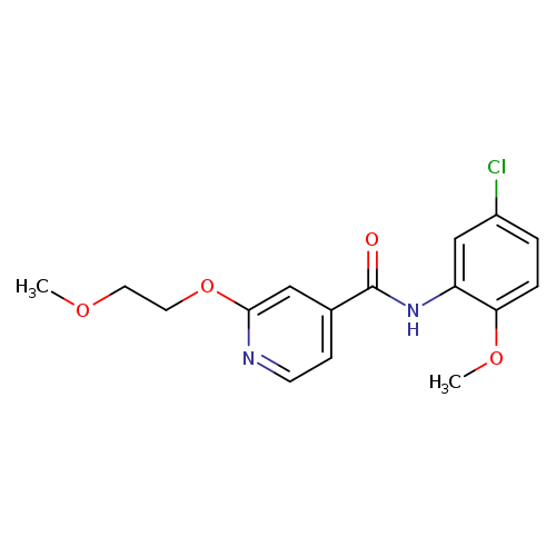 N-(5-chloro-2-methoxyphenyl)-2-(2-methoxyethoxy)pyridine-4-carboxamide