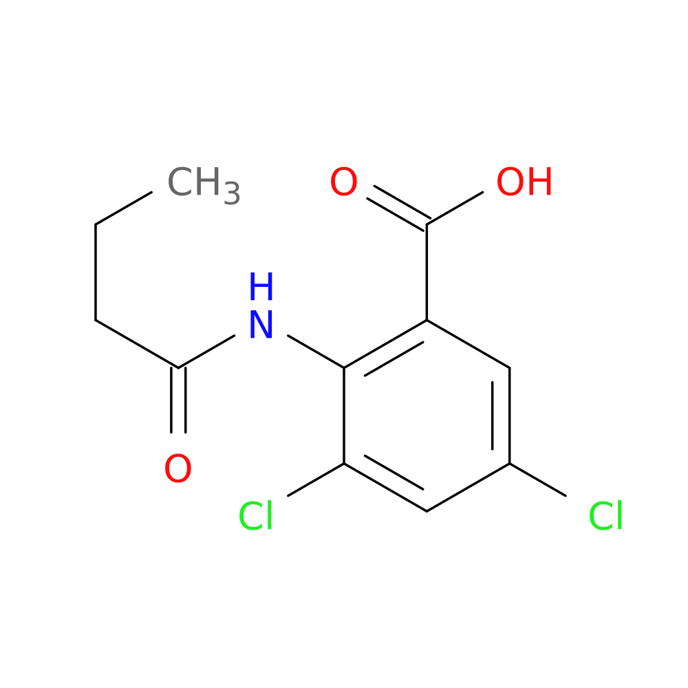 2-butanamido-3,5-dichlorobenzoic acid