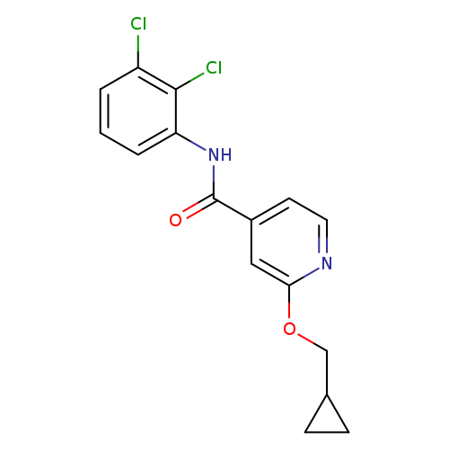 2-(cyclopropylmethoxy)-N-(2,3-dichlorophenyl)pyridine-4-carboxamide
