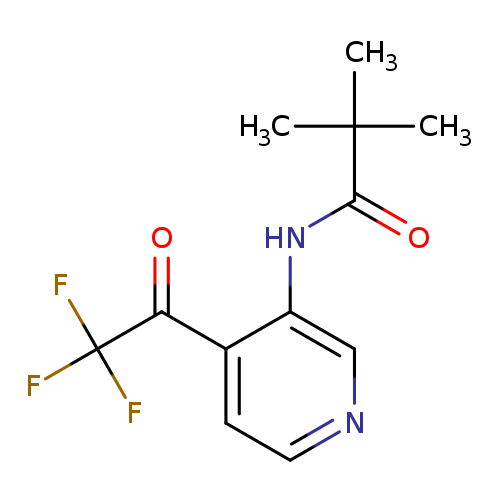 2,2-dimethyl-N-[4-(trifluoroacetyl)pyridin-3-yl]propanamide