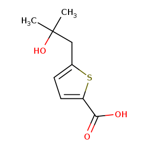 5-(2-hydroxy-2-methylpropyl)thiophene-2-carboxylic acid