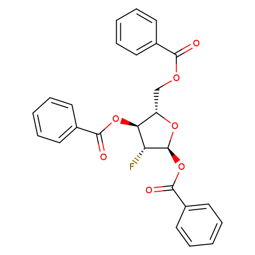 1，3，5-Tri-O-benzoyl-2-deoxy-2-fluoro-alpha-L-arabinofuranose