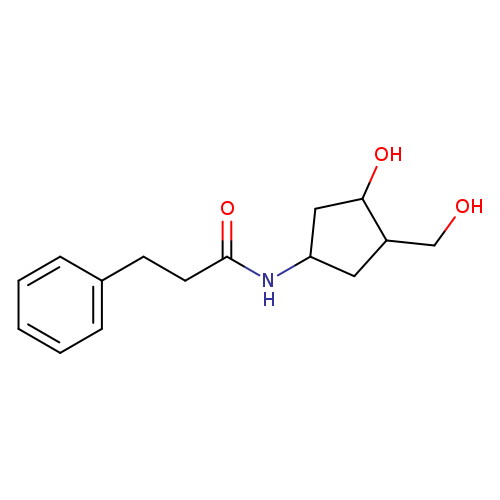 N-[3-hydroxy-4-(hydroxymethyl)cyclopentyl]-3-phenylpropanamide