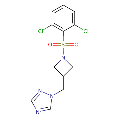1-{[1-(2,6-dichlorobenzenesulfonyl)azetidin-3-yl]methyl}-1H-1,2,4-triazole