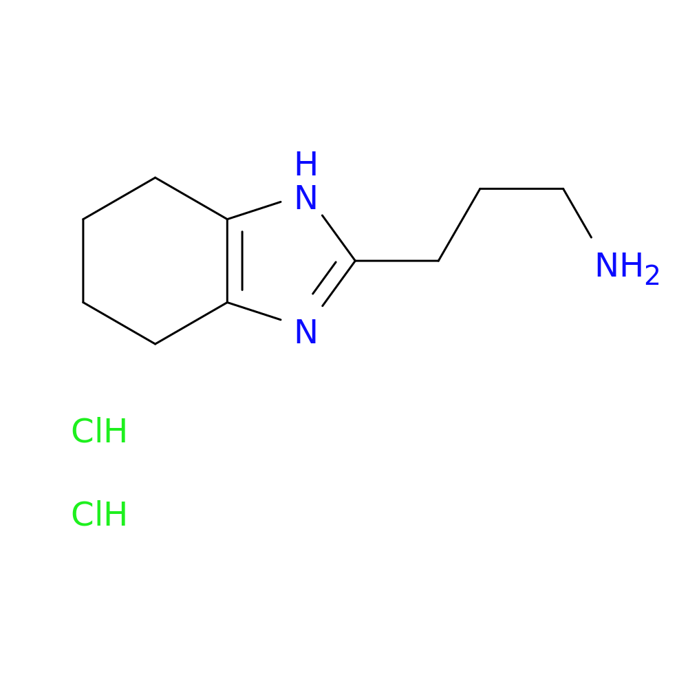 3-(4,5,6,7-tetrahydro-1H-1,3-benzodiazol-2-yl)propan-1-amine dihydrochloride