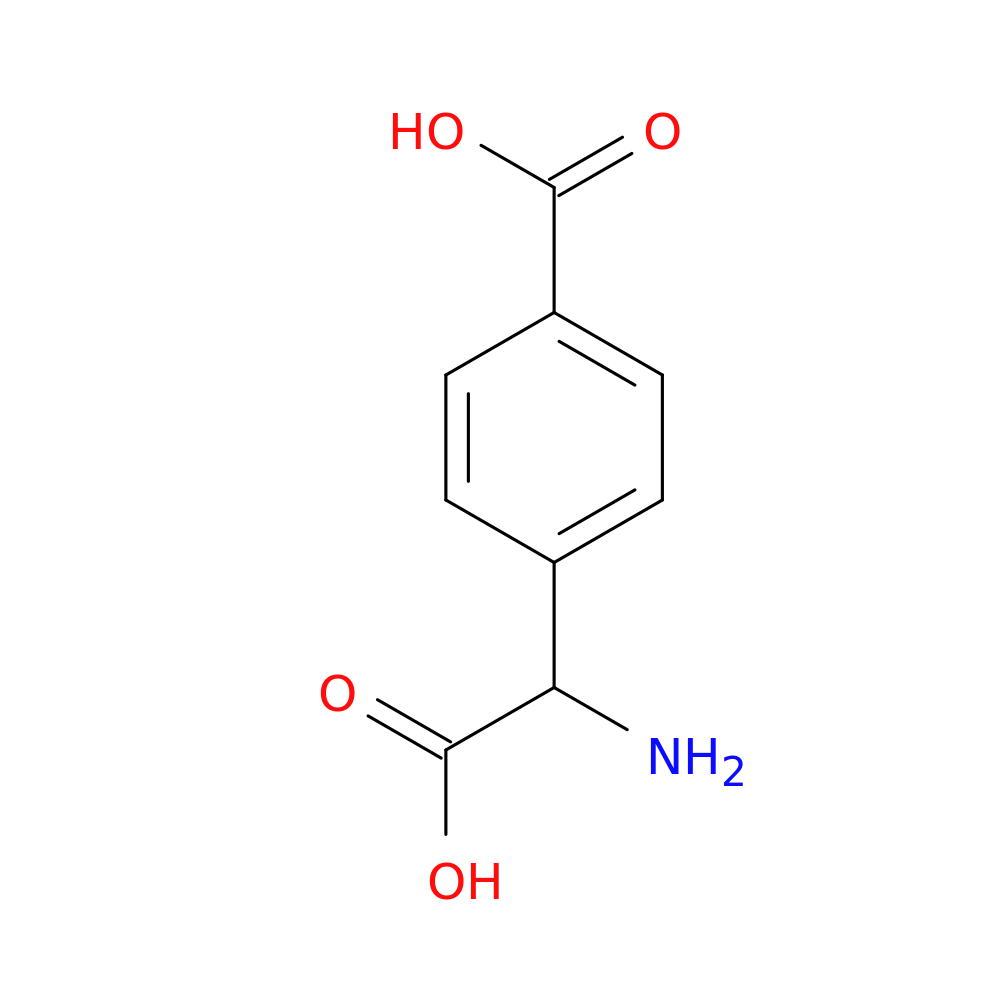 4-(Amino(carboxy)methyl)benzoic acid