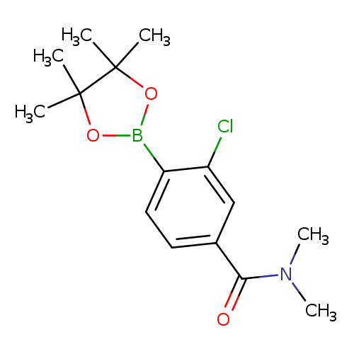 3-chloro-N,N-dimethyl-4-(tetramethyl-1,3,2-dioxaborolan-2-yl)benzamide