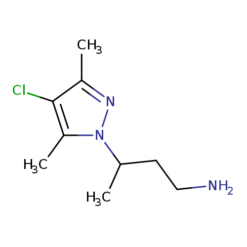 [3-(4-Chloro-3,5-dimethyl-1h-pyrazol-1-yl)butyl]amine