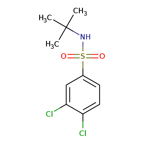 N1-(tert-butyl)-3,4-dichlorobenzene-1-sulfonamide