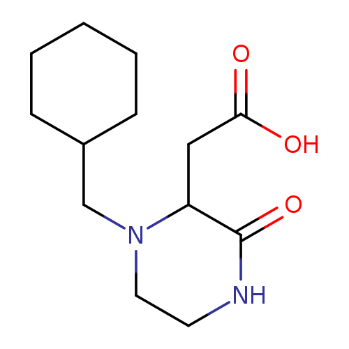 [1-(cyclohexylmethyl)-3-oxo-2-piperazinyl]acetic acid