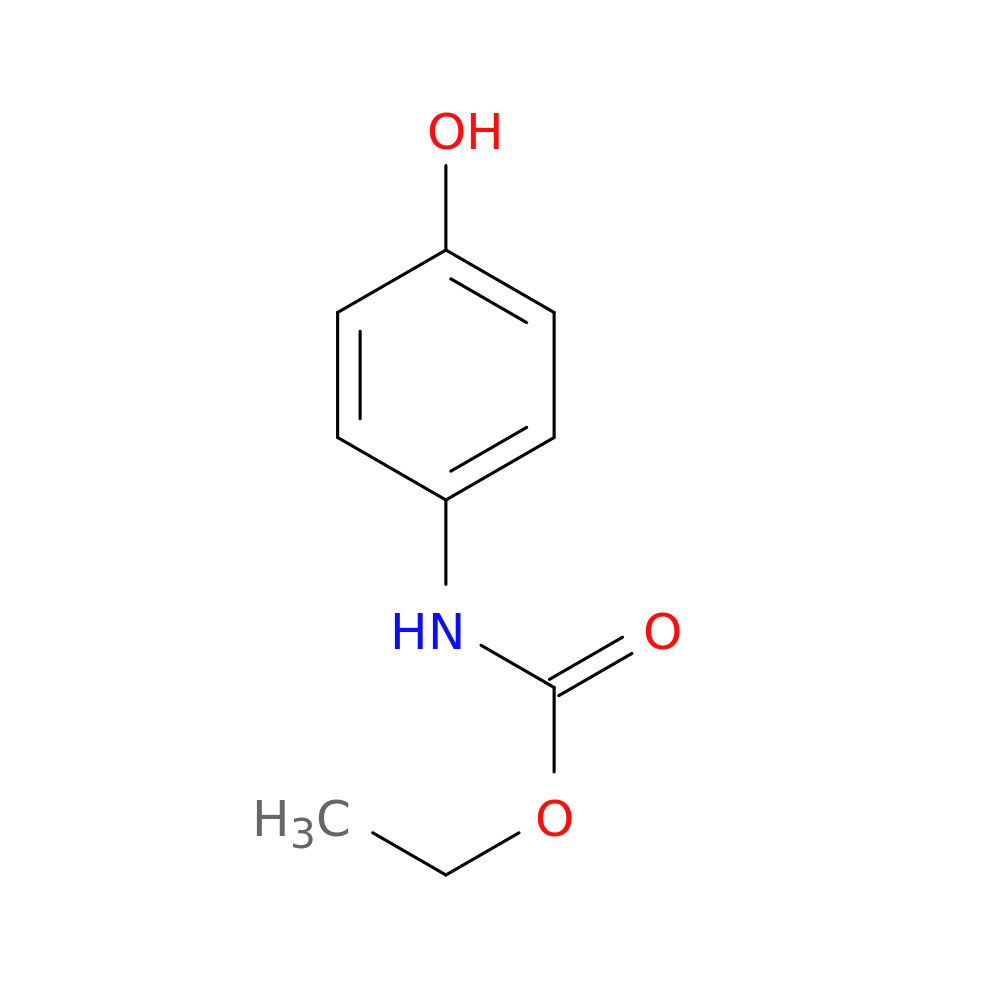 ethyl N-(4-hydroxyphenyl)carbamate