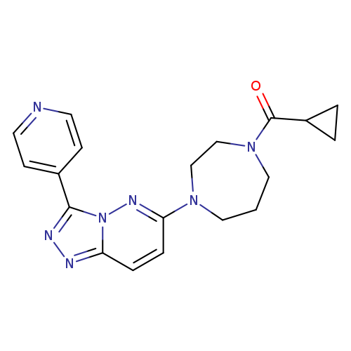 1-cyclopropanecarbonyl-4-[3-(pyridin-4-yl)-[1,2,4]triazolo[4,3-b]pyridazin-6-yl]-1,4-diazepane