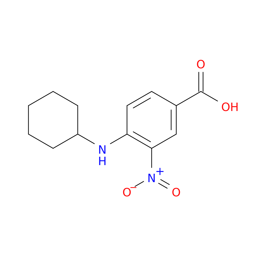 4-(Cyclohexylamino)-3-nitrobenzoic acid