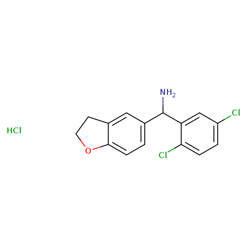 1-(2,5-dichlorophenyl)-1-(2,3-dihydro-1-benzofuran-5-yl)methanamine hydrochloride