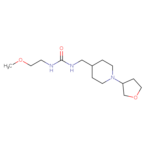 3-(2-methoxyethyl)-1-{[1-(oxolan-3-yl)piperidin-4-yl]methyl}urea