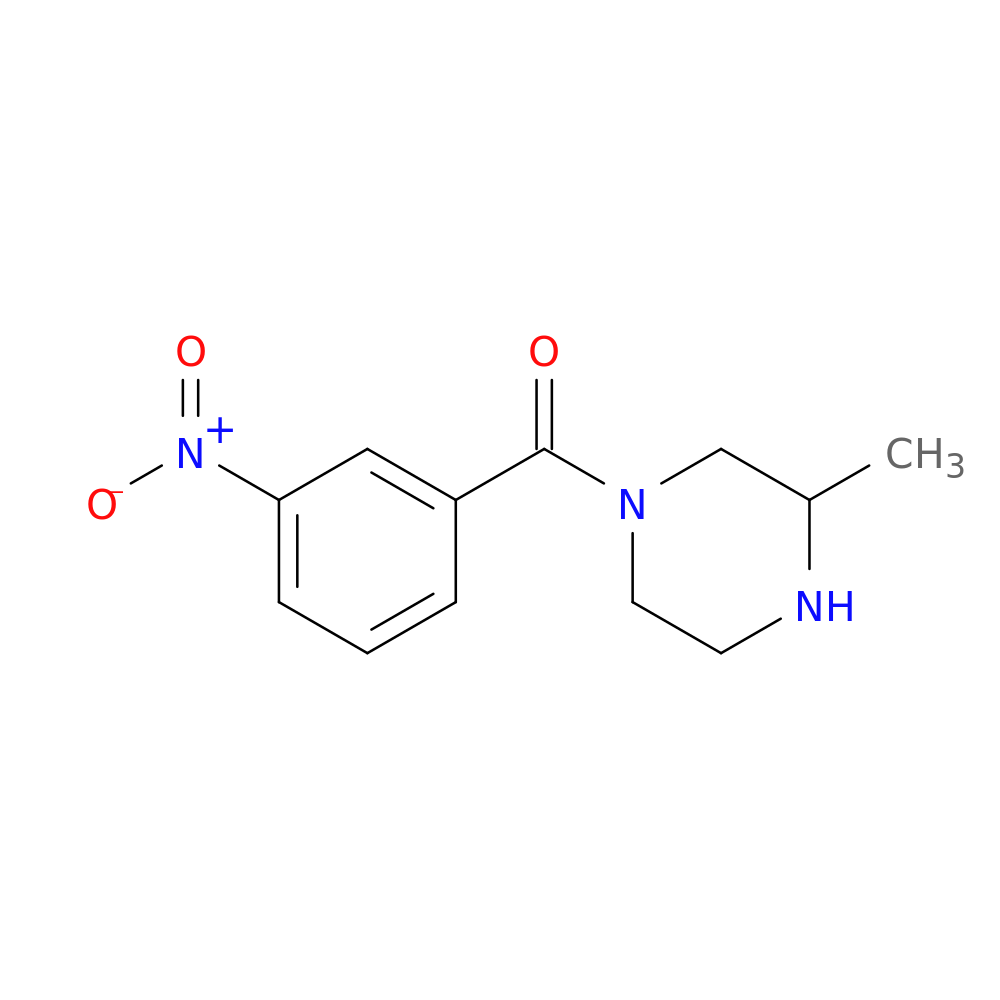 3-methyl-1-(3-nitrobenzoyl)piperazine