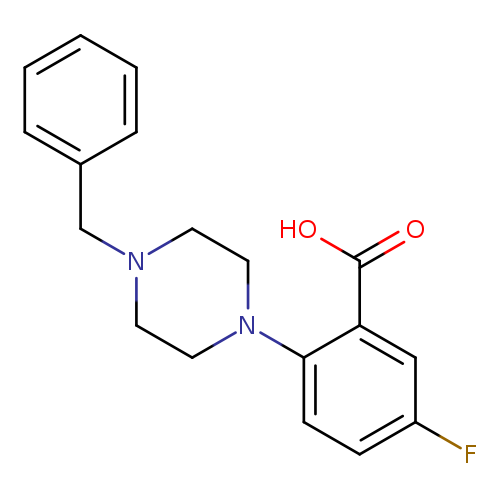 2-(4-Benzylpiperazino)-5-fluorobenzoic Acid