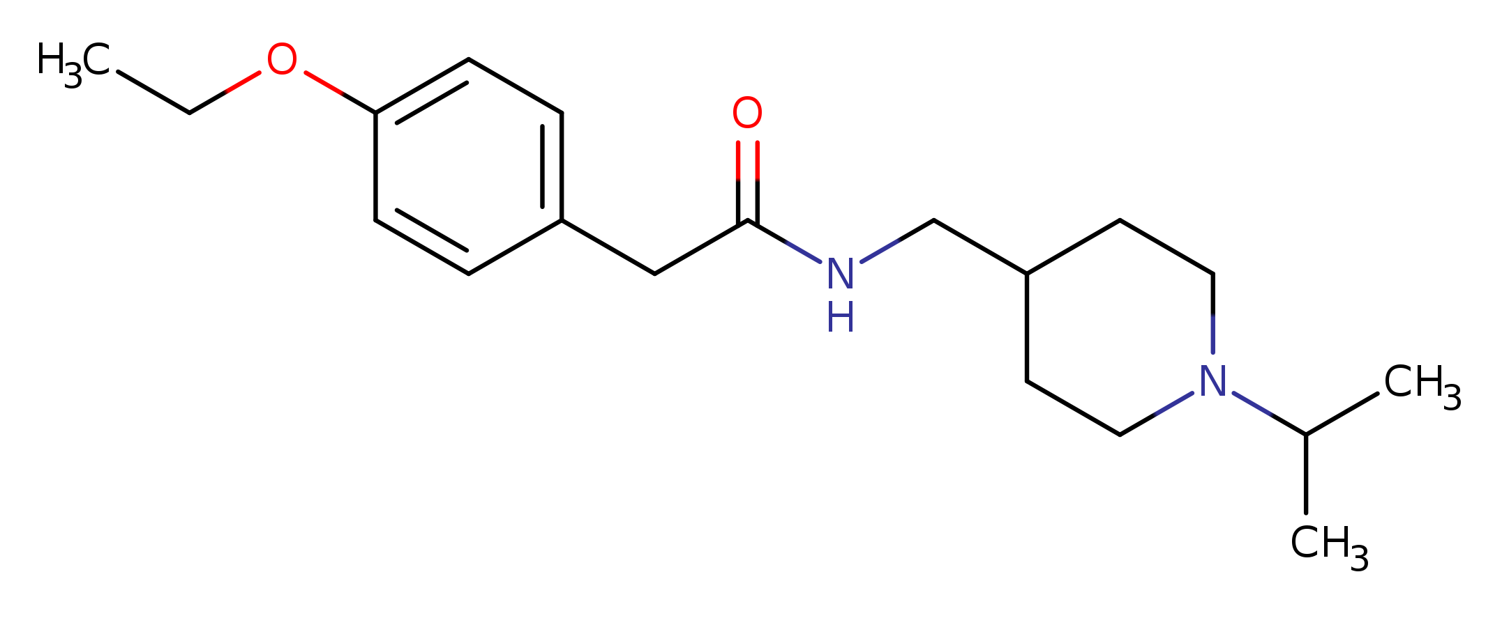 2-(4-ethoxyphenyl)-N-{[1-(propan-2-yl)piperidin-4-yl]methyl}acetamide