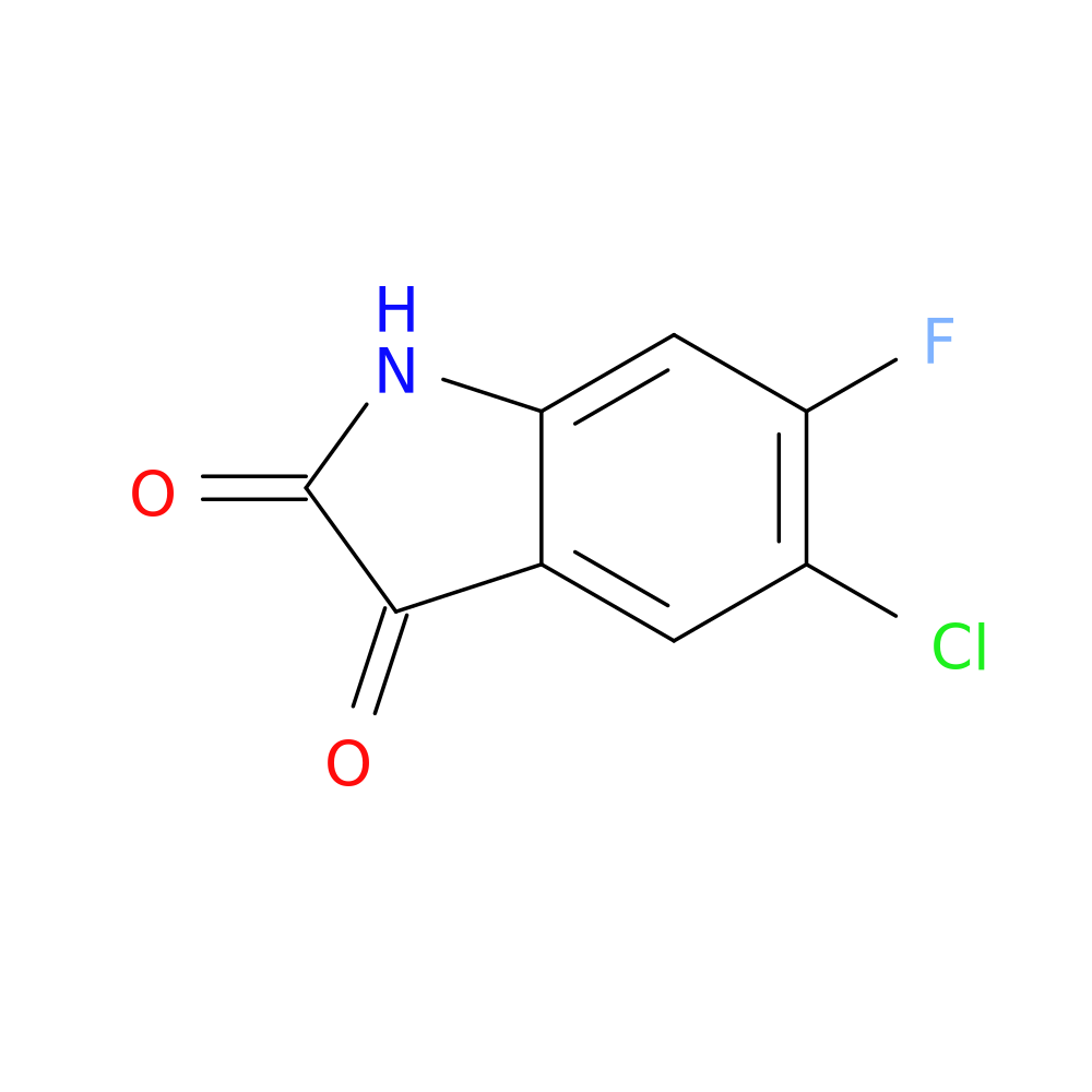 5-Chloro-6-fluoroindoline-2,3-dione