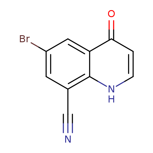 6-Bromo-4-oxo-1,4-dihydroquinoline-8-carbonitrile
