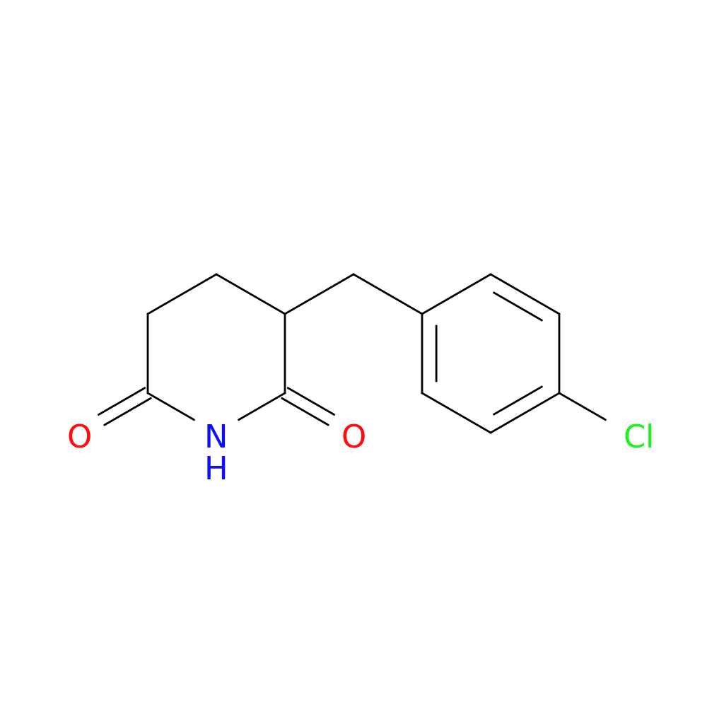 3-[(4-chlorophenyl)methyl]piperidine-2,6-dione