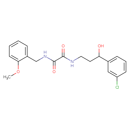 N'-[3-(3-chlorophenyl)-3-hydroxypropyl]-N-[(2-methoxyphenyl)methyl]ethanediamide