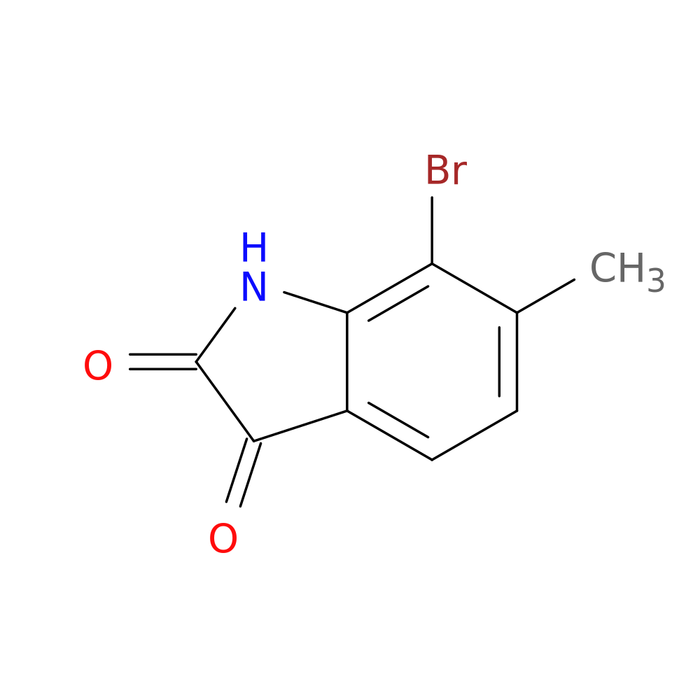 7-Bromo-6-methylindoline-2,3-dione