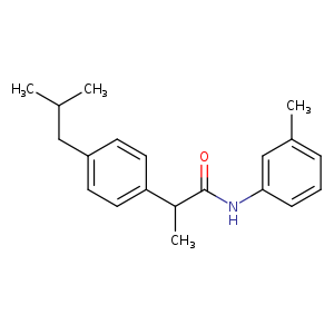 2-(4-isobutylphenyl)-N-(3-methylphenyl)propanamide