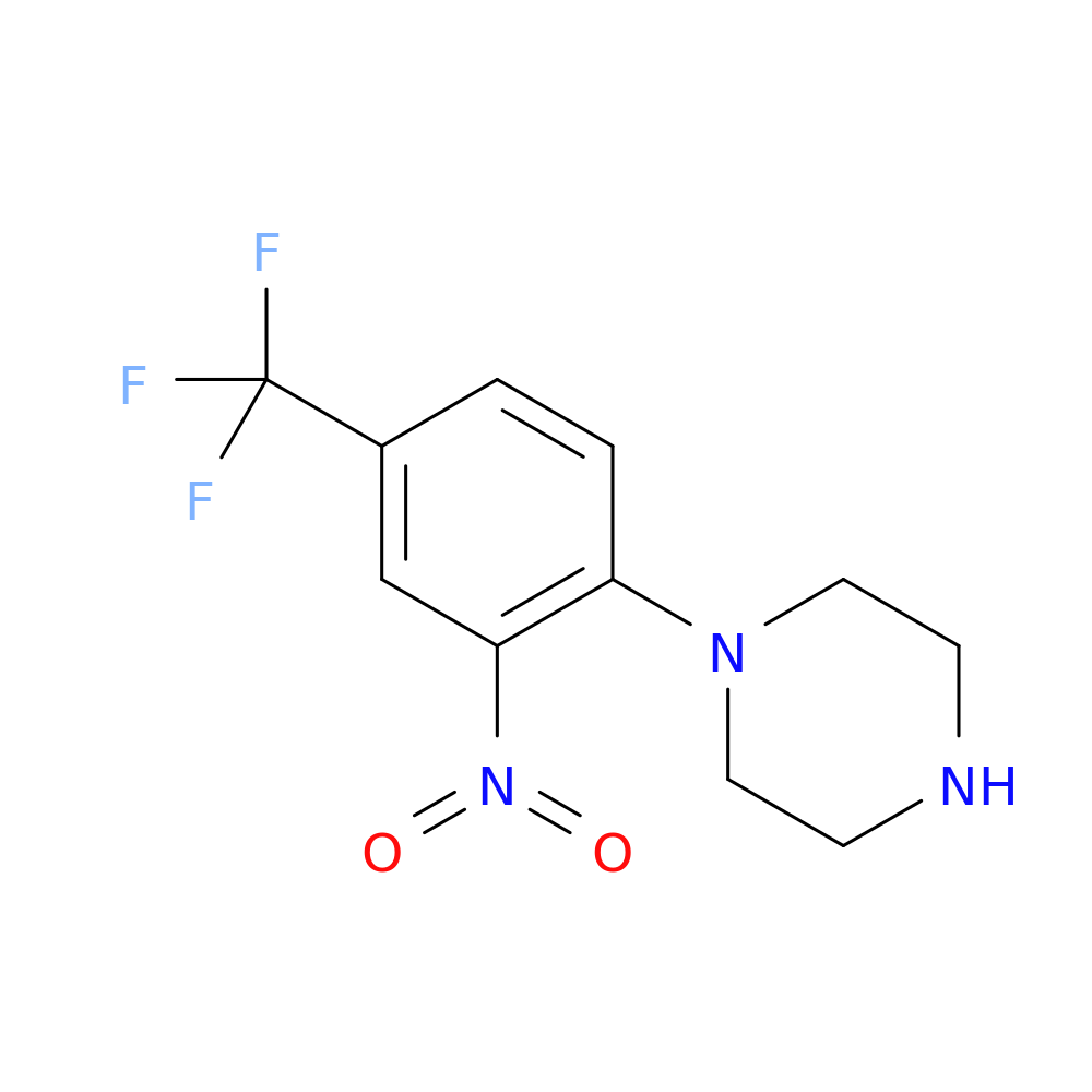 1-[2-Nitro-4-(trifluoromethyl)phenyl]piperazine